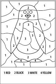 Easy color by number for preschool and kindergarten. Free Printable Color By Number Coloring Pages Best Coloring Pages For Kids