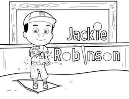 Official jackie robinson account managed by representatives of the jackie robinson estate #42 www.jackierobinson.com. Black History Month Jackie Robinson Coloring Page By Wonder Media