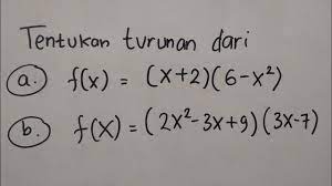 100+ contoh soal diferensial fungsi majemuk + pembahasan. Turunan Fungsi Bentuk F X Uv Aturan Perkalian Matematika Sma Youtube