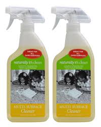 One of the things people dislike in cabinet cleaners is scent and this product has no scent. Naturally It S Clean Multi Surface Cleaner Spray Enzymes Clean Stains From Bathroom Kitchen Countertop Floor Wood Furniture Cabinet Non Toxic Pet Child Safe 24 Oz Spray Bottle X 2 Pack Buy Online