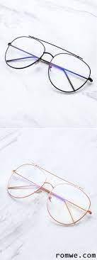 Gold Frame Clear Lens Double Bridge Glasses Fashion Eye Glasses Womens Glasses Frames Glasses Fashion