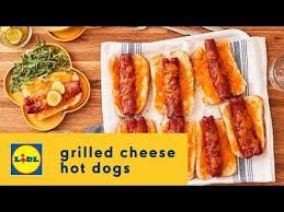 Quick Easy Grilled Cheese Hot Dogs Summer Recipes Lidl Us Youtube Easy Grilled Cheese Grilled Cheese Hot Dog Summer Recipes