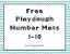 Sight Word Playdough Mats