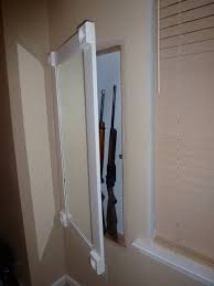 Another hanging gun rack crossed my path and i couldn't resist! Hidden In Wall Gun Cabinet With Hidden Keypad 8 Steps With Pictures Instructables