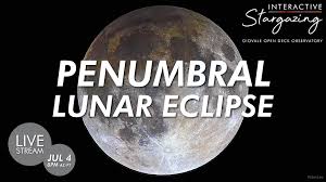 A penumbral eclipse of the moon will welcome the new year 2020 this month (image: How To View The Penumbral Lunar Eclipse A Different Kind Of July 4th Light Show Lowell Observatory