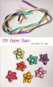 DIY Zipper Stars