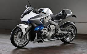 White And Black Sports Bike Motorcycle Bmw 1080p Wallpaper Hdwallpaper Desktop Bmw Concept Concept Motorcycles Bmw Motorcycles