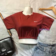 Nike Reworked Crop Top Brand New Shopee Philippines
