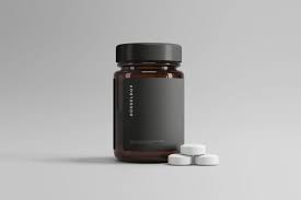 Free Medicine Bottle With Pills Mockup Free Package Mockups In 2020 Pill Bottles Bottle Mockup Medicine Bottles