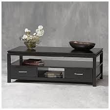 Build your own coffee table! Linon Sutton Black Coffee Table 2 Drawers And 1 Shelf Walmart Com Walmart Com