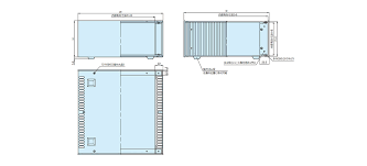 hy series, vertical type heat sink