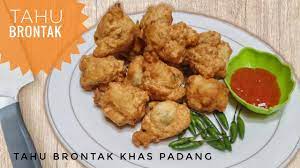 Cara Membuat Tahu Brontak Khas Padang Youtube