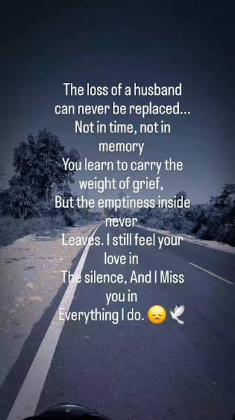 Loss Of Husband • 5.2K reels on Instagram