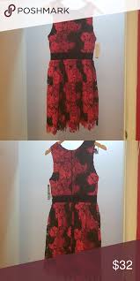 Red And Black Sleeveless Dress Nwt Dresses Black Sleeveless Dress Casual Dresses For Women