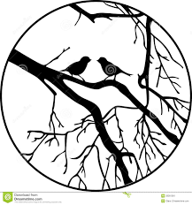 Bird Sitting On Tree Branch Drawing 403 Forbidden Drawings Black And White Birds Black And White Drawing