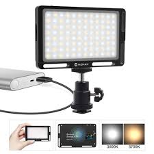 Moman Mini 4 5 Inch On Camera Led Video Light With Magnetic Back Bi Color 3000k 6500k Cri96 Filming Lighting Photographic Lighting Aliexpress