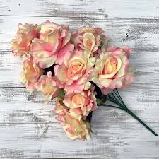 Maybe you would like to learn more about one of these? Rose Bush Peach Pink Cream X 12 Greenery Gal