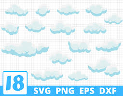 Download Cloud Svg Bundle Nature Vector Sky Cricut Clouds Clipart By Svgocean Thehungryjpeg Com