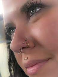 Pin By Grace Markee On Facial Piercings Body Piercing By Qui Qui Earings Piercings Nose Piercing Cool Piercings
