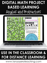 Digital Math Project Based Learning Activity Angles And Protractors Project Based Learning Math Projects Learning Math