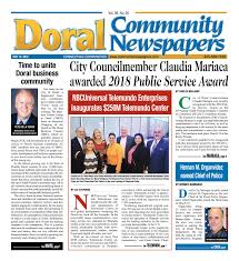Contact jose banegas on messenger. Calameo Doral Tribune 5 14 2018