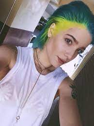 Pin By Electra Heart On Halsey Blue And Yellow Hair Halsey Hair Hair Color For Black Hair Types Of Hair Color