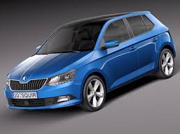 Skoda Fabia 2015 3d Model