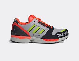Iraq, officially the republic of iraq, is a country in western asia, bordered by turkey to the north, iran to the east, kuwait to the southeast, saudi arabia to the south. Adidas Zx 8000 Gtx Irak Clear Onix Semi Solar Slime Fx0371