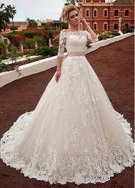 364 80 Gorgeous Tulle Organza Off The Shoulder Neckline A Line Wedding Dress With Lace Appliques Belt Detachable Jacket Magbridal Com Cn Ball Gown Wedding Dress Ball Gowns Wedding Wedding Dresses