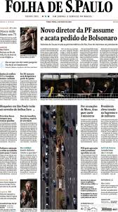 La fiesta la hice con tu madre. Capa Folha De S Paulo Terca 5 De Maio De 2020