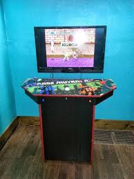 4 player arcade cabinet kit. 4 Player Pedestal Arcade Cabinet For Mame 32 Steps With Pictures Instructables