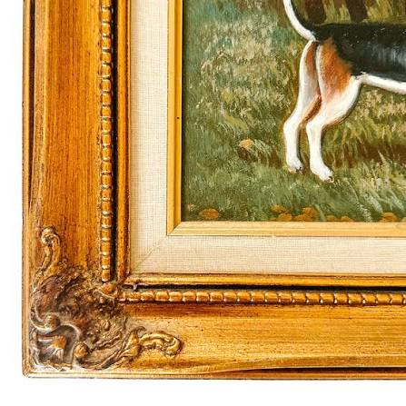 English Oil Painting With Fox Bombay Company English Style Fox Hunt Art Print, Framed