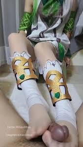 XiaoSiBao cosplay footjob - CamWhores