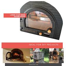 Large Cast Iron Glass Pizza Door Glass Doors Patio Glass Door Pizza Oven