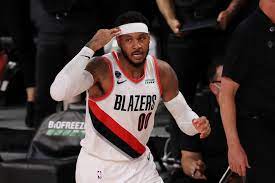 Anthony, 36, enjoyed a resurgent season. Portland Trail Blazers Neil Olshey Says Carmelo Anthony Will Be On Bench