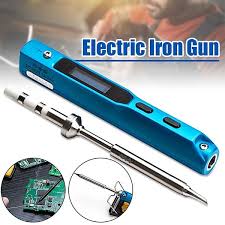 Mini Ts100 Digital Oled Programable Interface Dc5525 Soldering Iron Station Built In Stm32 Chip Sapphire Version Wish Soldering Iron Electric Welding Soldering