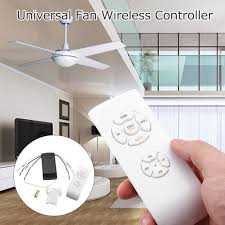If it's equipped with a light source, make sure the pull chain turns the light to the on position. Universal Ceiling Fan Lamp Remote Control Kit Timing Wireless Control Shopee Malaysia