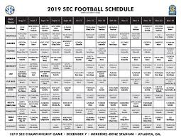 Which college football coaches improved their stock the most in 2020? 2019 Sec Football Schedule Gatorsports Com