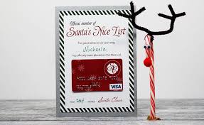 I wish i had gotten one of these when i was a kid! Free Printable Santa S Nice List Certificate Giftcards Com