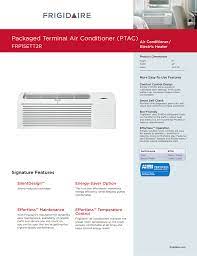 There is an outdoor unit that comprises of the important components like the compressor, condenser and in some cases the expansion valve. Packaged Terminal Air Conditioner Ptac Frp15ett2r Air Conditioner Electric Heater Manualzz