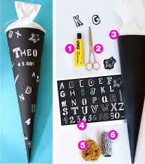 Diy Schultute Mit Namen Basteln Familicious Schultute Basteln Vorlage Schultute Basteln Zuckertuten Basteln