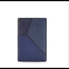 Maybe you would like to learn more about one of these? Loewe Bags New Loewe Blue Puzzle Bifold Card Holder Poshmark