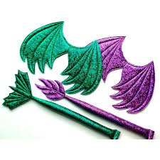 Black And Purple Dragon Wings Purple Dragon Wings And Tail Set Metallic Purple Dragon Wire Free Dragon Costume Dress Up Play Cosplay Dragon Halloween Costume Dragon Wings Dragon Costume Bunny Designs