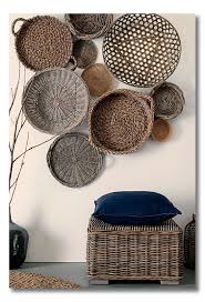 Great List Of Ideas For Unorthodox Things To Hang On The Wall What To Hang On The Wall Besides Art And Photos Via In Baskets On Wall African Decor Home Deco