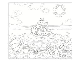 Plus de 5000 coloriages à imprimer pour que vos enfants réalisent de beaux dessins. Coloriage Plage 30 Dessins A Imprimer Gratuitement