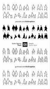 Scale Figures Pack By Ou Graphics Diagram Architecture Architecture Drawing Architecture Collage
