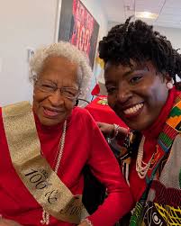 An AMAZING AFTERNOON CELEBRATING MRS. INEZ TURNER BORN ON THIS DAY IN 1925  @followers!! ♥️♥️♥️♥️