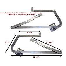 Lowe's will coordinate your attic ladder installation service to remove your old attic ladder, handle your new attic stair installation and haul away the old unit. Buy Werner 55 2 Replacement Attic Ladder Hinge Arms Fits 2010 Newer Werner Attic Ladders Online In Taiwan B074n7w3wl
