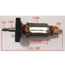 Black And Decker Angle Grinder Armature Ac220 240v Armature Rotor Replace For Black Decker P80 20 Electric Hammer Rotor Total Length 136 5mm 4 Teeth Spare Parts Tool Parts Aliexpress