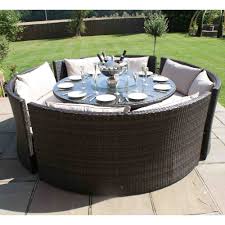 5 out of 5 stars. Maze Rattan Dallas Sofa Dining Set Garden Street